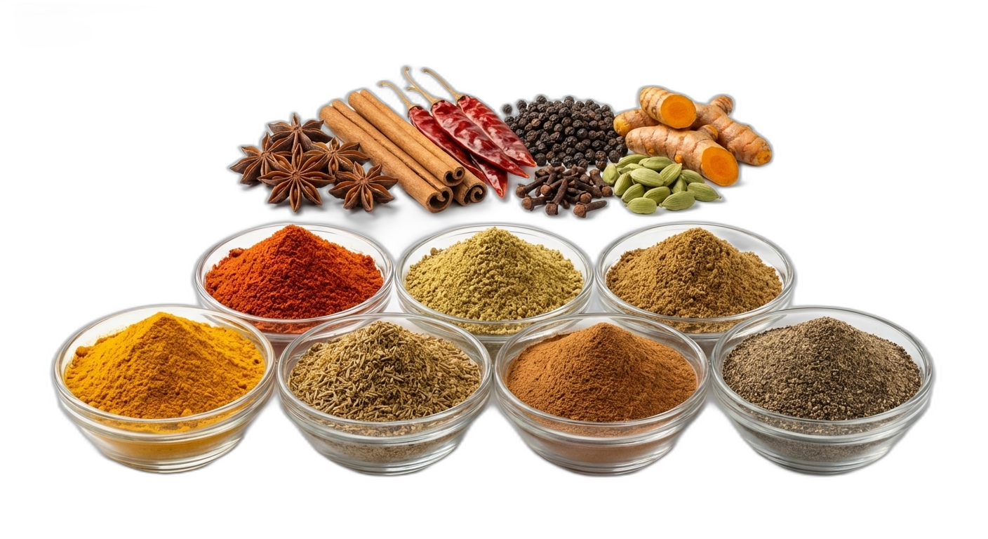 Pure & Aromatic Indian Spices - Hero Product Showcase